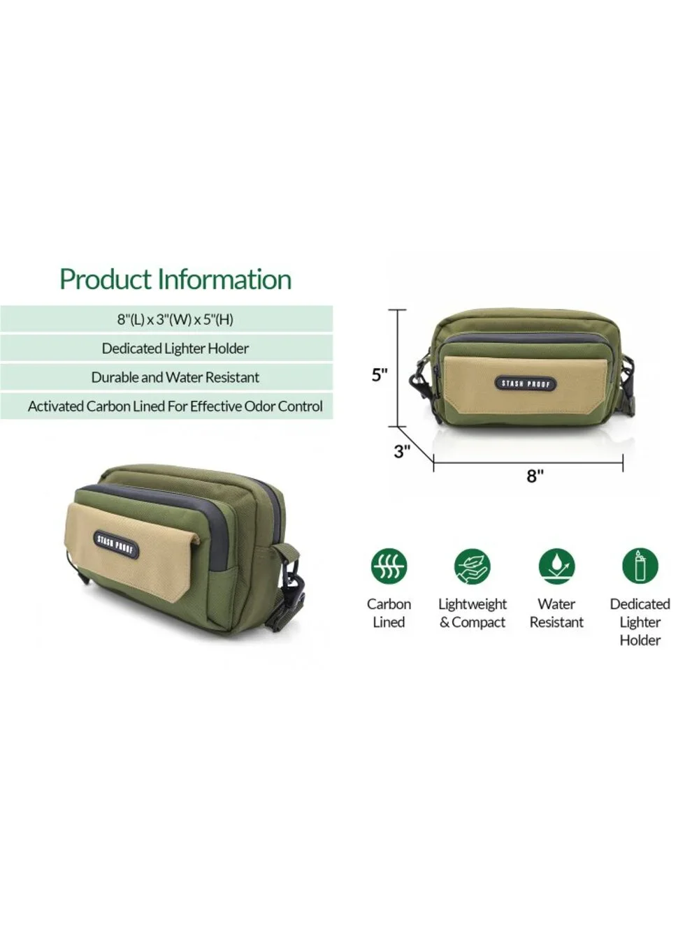 Stash Proof flip crossbody